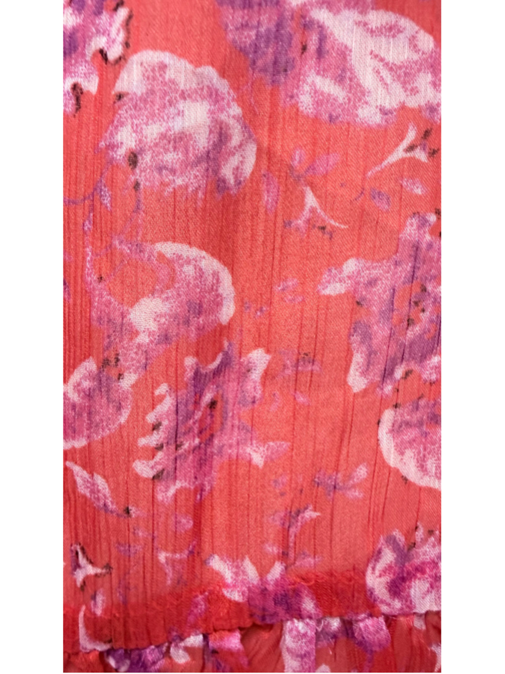 Women's Adelyn Rae Floral Mini Dress, Size S, Red and Purple - Picture 8 of 14
